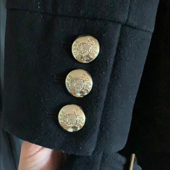 Guess Black Peacoat Size S - Picture 7 of 8